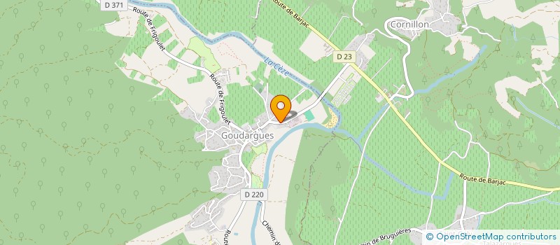 localisation de l'entreprise GIDI  GOUDARGUES