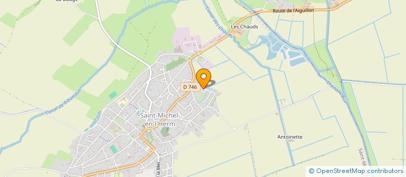 localisation de l'entreprise GIDON DES PAYS MOUTIERROIS ET NE DE à SAINT-MICHEL-EN-L HERM