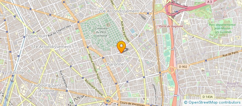localisation de l'entreprise GIDWIN à PARIS