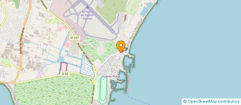 localisation de l'entreprise GIE 2M à HYERES