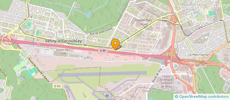 localisation de l'entreprise GIE A 65 PAU-LANGON à VELIZY-VILLACOUBLAY