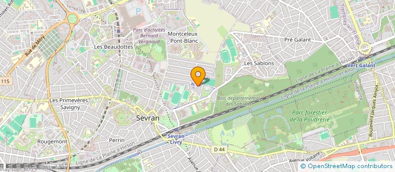 localisation de l'entreprise GIE A. APHSARA TAXIS à SEVRAN