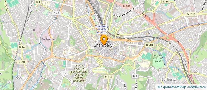 localisation de l'entreprise GIE ACACIA à CHAMBERY
