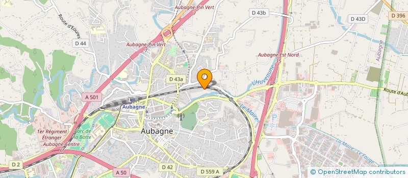 localisation de l'entreprise GIE ACGC  AUBAGNE