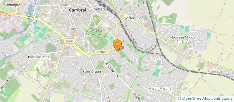 localisation de l'entreprise GIE AGRI BIO NORD à CAMBRAI