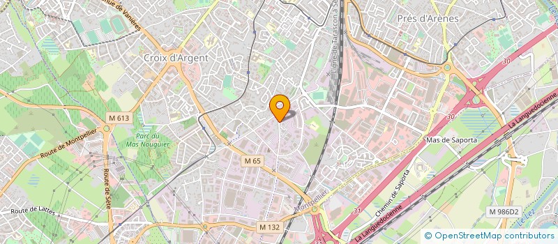 localisation de l'entreprise GIE AIR NET à MONTPELLIER