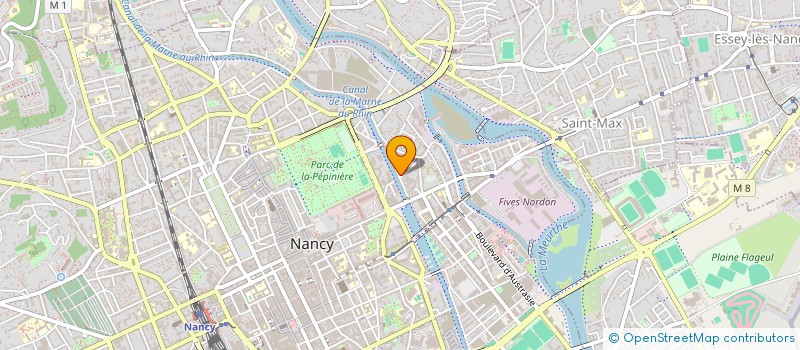 localisation de l'entreprise GIE ANIMATION ST SEBASTIEN  NANCY