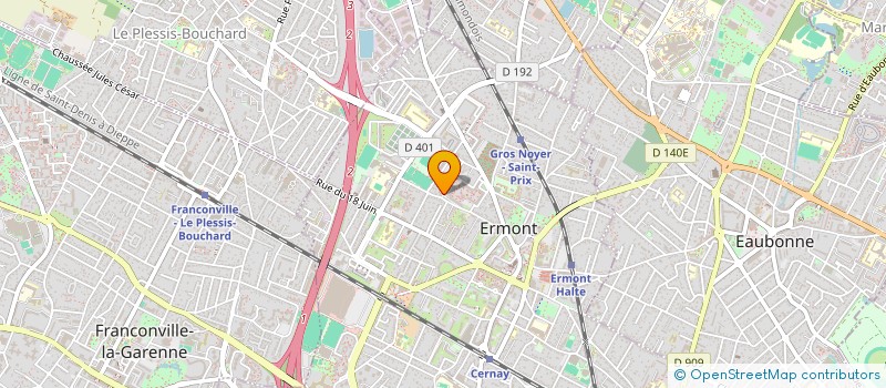 localisation de l'entreprise GIE APPEL TAXIS à ERMONT