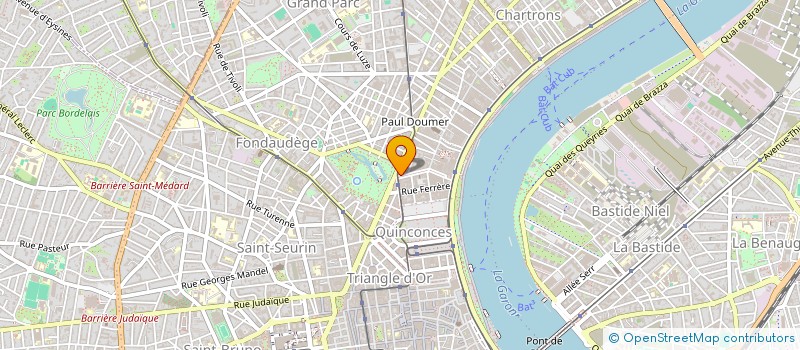 localisation de l'entreprise GIE ARCOLE à BORDEAUX