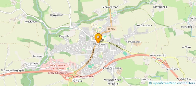 localisation de l'entreprise GIE ARCOPLE à PLEYBEN