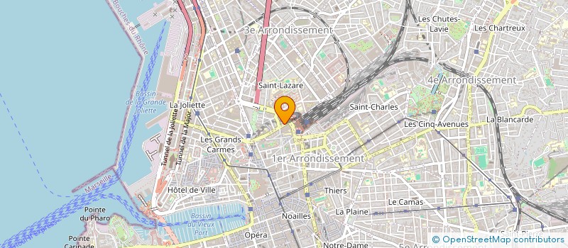 localisation de l'entreprise GIE AREA PACA à MARSEILLE