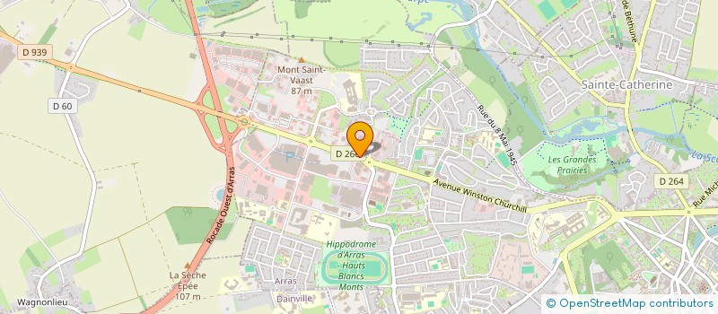 localisation de l'entreprise GIE ARRAS à ARRAS