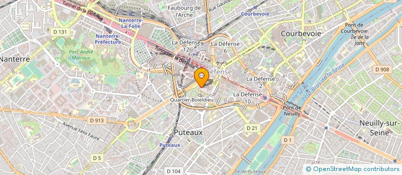 localisation de l'entreprise GIE ASSURPOL ASSURANCE POLLUTION  PUTEAUX