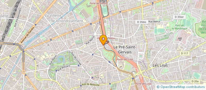 localisation de l'entreprise GIE ATELIER DU BOULEVARD D'INDOCHINE  PARIS