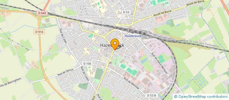 localisation de l'entreprise GIE AU PANIER FLAMAND à HAZEBROUCK