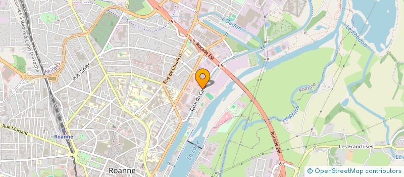 localisation de l'entreprise GIE AURASYS à ROANNE