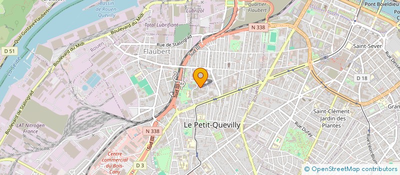 localisation de l'entreprise GIE AUTHENTIS  LE PETIT-QUEVILLY