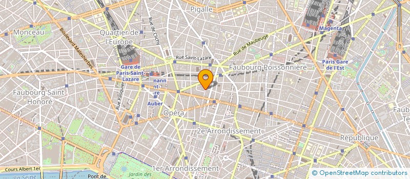 localisation de l'entreprise GIE AUXIA GESTION à PARIS