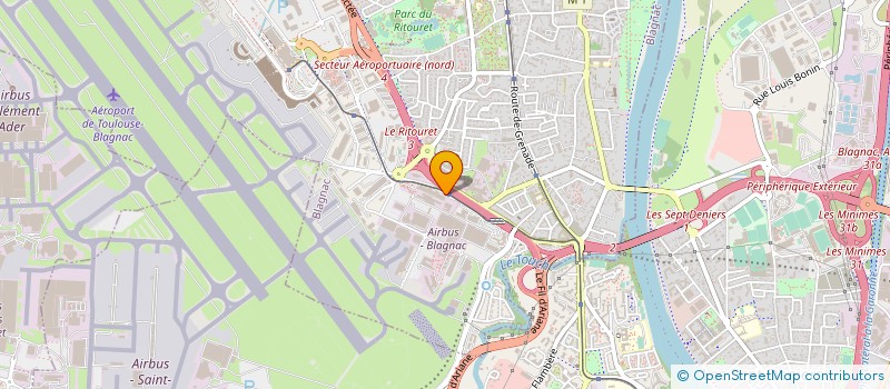localisation de l'entreprise GIE AVIONS TRANSPORT REGIONAL à BLAGNAC