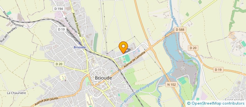 localisation de l'entreprise GIE B.I.V.A. à BRIOUDE