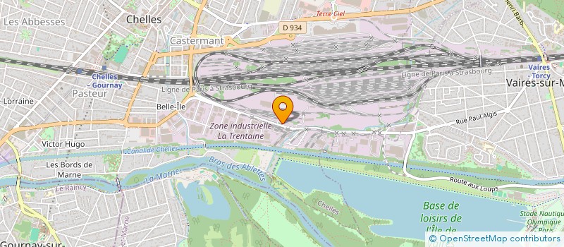localisation de l'entreprise GIE BARRAGE DE NACHTIGAL à CHELLES
