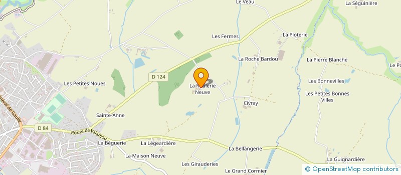 localisation de l'entreprise GIE BIO FRECHE à CHEMILLE-EN-ANJOU