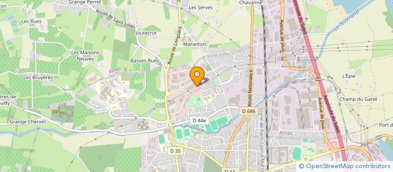 localisation de l'entreprise GIE BLANCHISSERIE HOSPITALIERE SAUCONA à GLEIZE