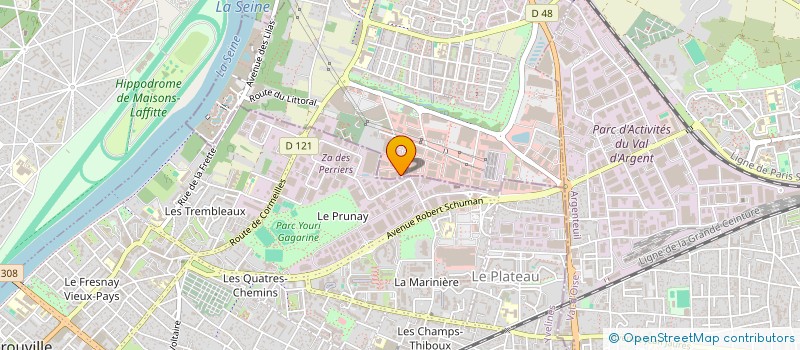 localisation de l'entreprise GIE BOIS ROCHEFORT  CORMEILLES-EN-PARISIS