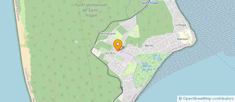 localisation de l'entreprise GIE BONNEAU ET RAFINS à SAINT-TROJAN-LES-BAINS