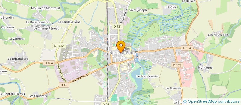 localisation de l'entreprise GIE BOUCHERIE 44 ART CONSEILS TRADITION  NORT-SUR-ERDRE