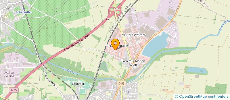 localisation de l'entreprise GIE CABINET EHRHARDT  SELESTAT