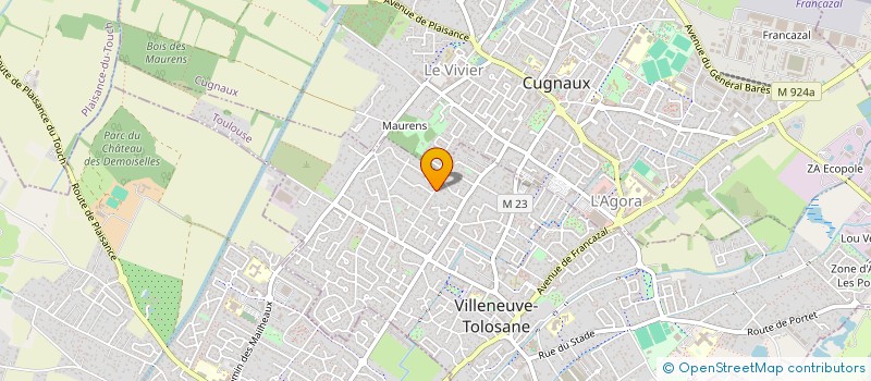 localisation de l'entreprise GIE CALLIGARIS FRESQUET à VILLENEUVE-TOLOSANE
