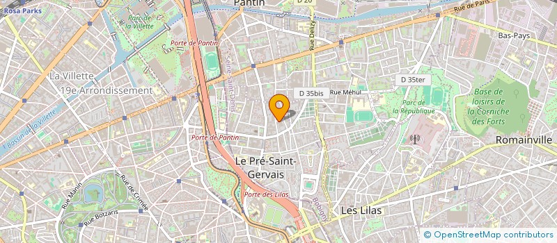 localisation de l'entreprise GIE CANABADY GESTION à LE PRE-SAINT-GERVAIS