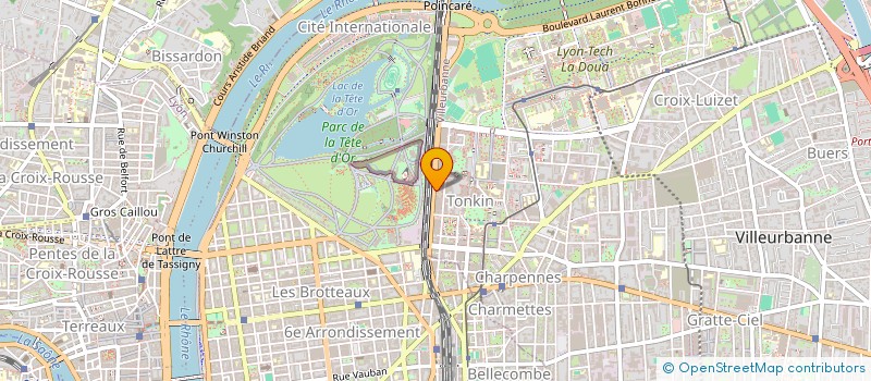 localisation de l'entreprise GIE CAPIO GESTION à VILLEURBANNE