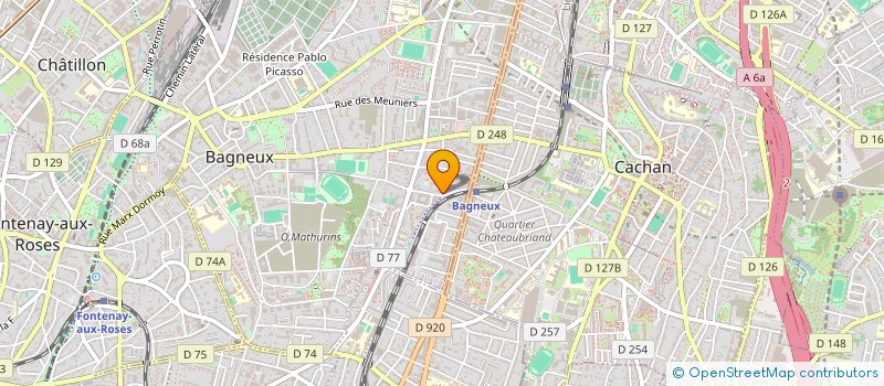 localisation de l'entreprise GIE CARENE  BOURG-LA-REINE