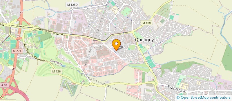 localisation de l'entreprise GIE CASSIS  QUETIGNY