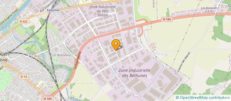 localisation de l'entreprise GIE CEPI - CTE - ASCOT à SAINT-OUEN-L'AUMONE