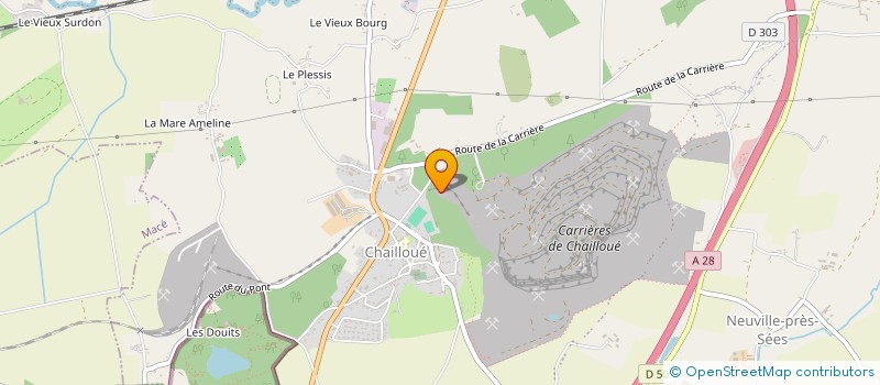 localisation de l'entreprise GIE CHAILLOUE ENROBES à CHAILLOUE