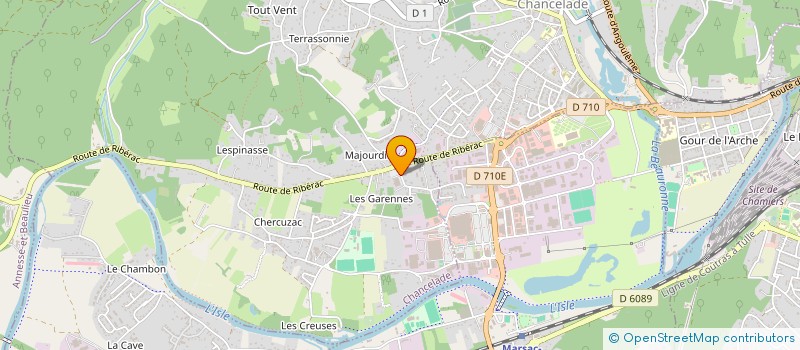 localisation de l'entreprise GIE CHANCELADE à CHANCELADE