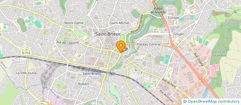 localisation de l'entreprise GIE CHRISTIAN PATUREL M F BLOT à SAINT-BRIEUC