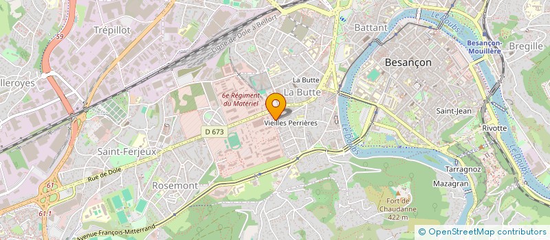 localisation de l'entreprise GIE CLIENT ROI BESANCON à BESANCON
