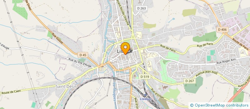 localisation de l'entreprise GIE CLIENT ROI LISIEUX à LISIEUX