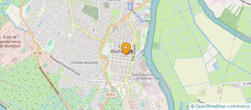 localisation de l'entreprise GIE CLIENT ROI ROCHEFORT à ROCHEFORT