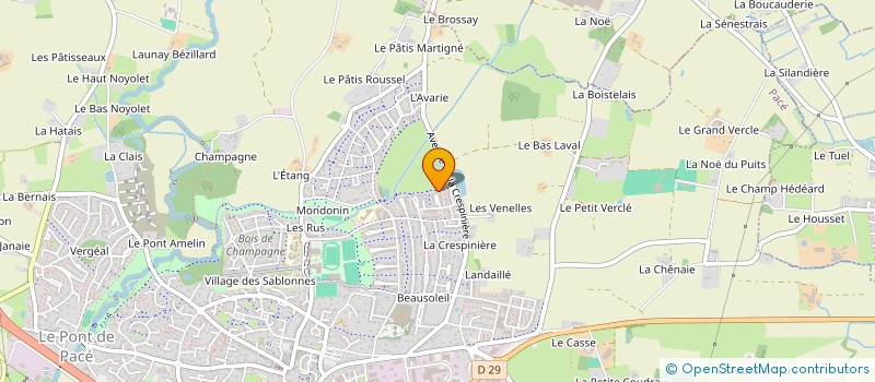 localisation de l'entreprise GIE COCHET LOUAZON à PACE