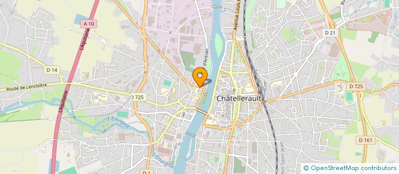 localisation de l'entreprise GIE COLLABORATEURS IMAGERIE NORD VIENNE  CHATELLERAULT