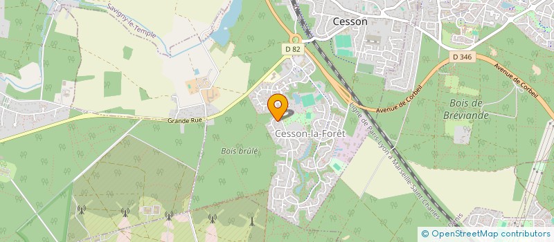 localisation de l'entreprise GIE COMMERC C C BOIS ST PERES  CESSON