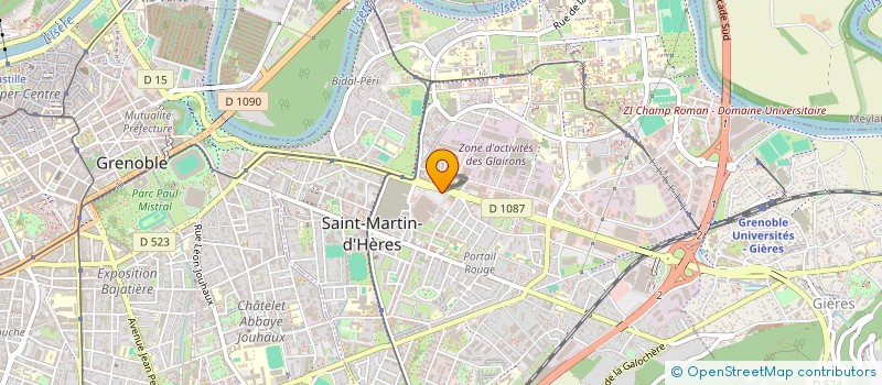 localisation de l'entreprise GIE COMMERC CC GEANT ST MARTIN D HERES à SAINT-MARTIN-D'HERES