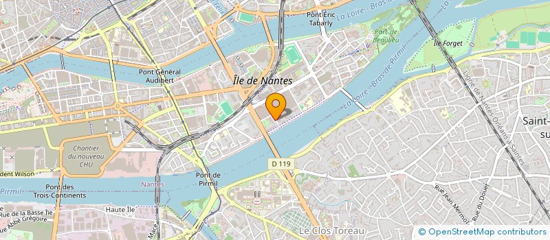 localisation de l'entreprise GIE COMMERCANTS CTRE COMMERCIAL BEAULIEU  NANTES