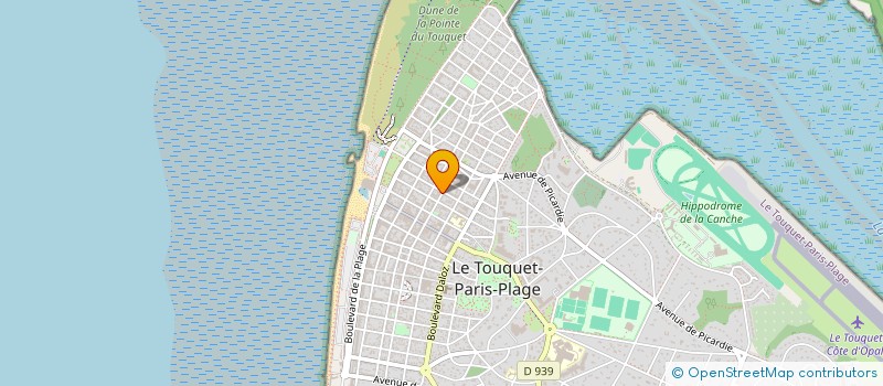 localisation de l'entreprise GIE COMPTA SERVICES à LE TOUQUET-PARIS-PLAGE