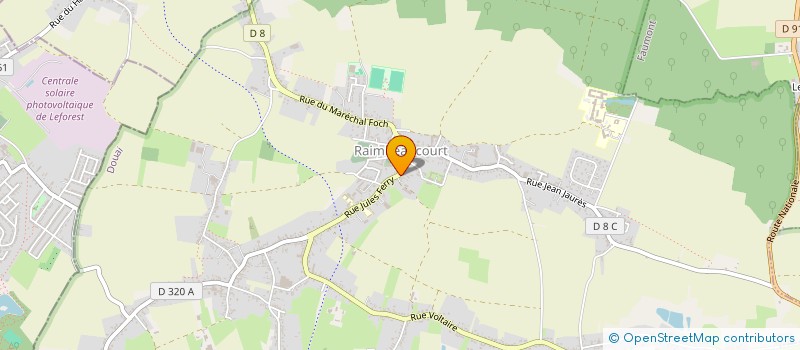 localisation de l'entreprise GIE CONSTRUCT RENOVATION ARTISANS REUNIS  RAIMBEAUCOURT